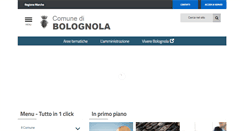 Desktop Screenshot of comune.bolognola.mc.it
